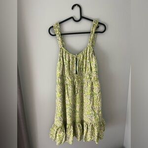 American Eagle Outfitters Green Floral Top